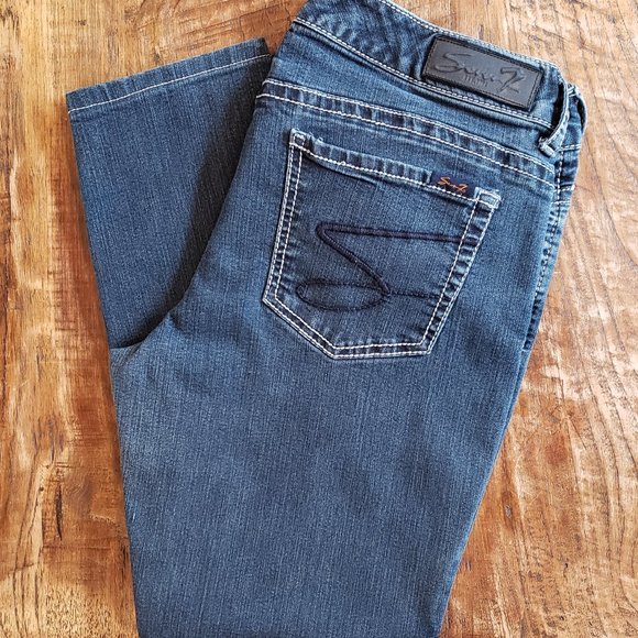 Seven7 Pants - Seven 7 - Women's - Denim Legging / Jeans - Dark Blue - Size 14
